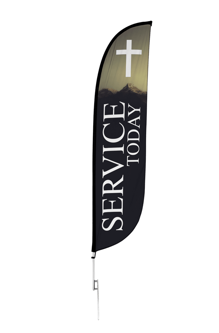 Service Today Feather Flag