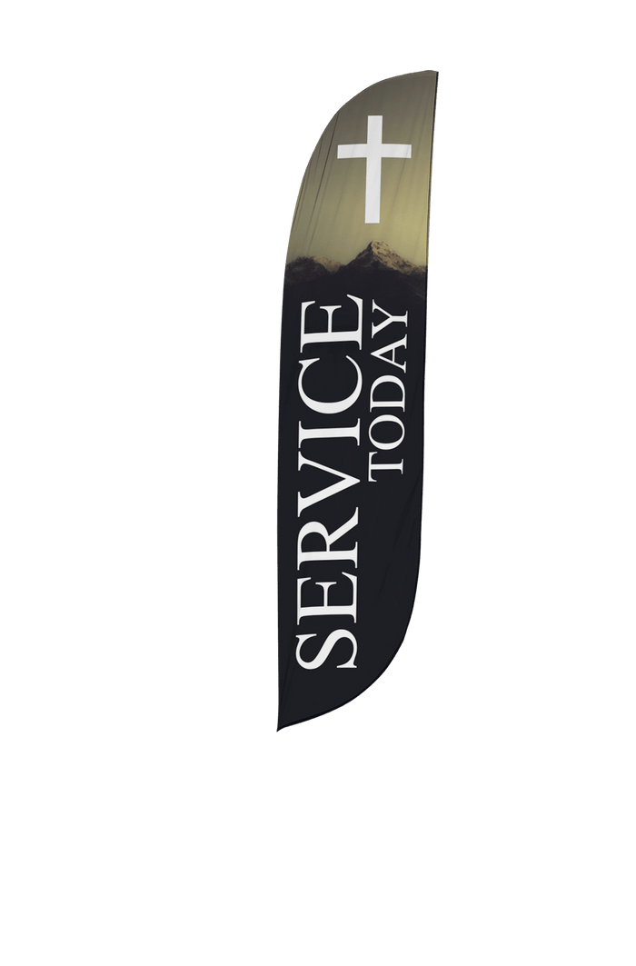 Service Today Feather Flag