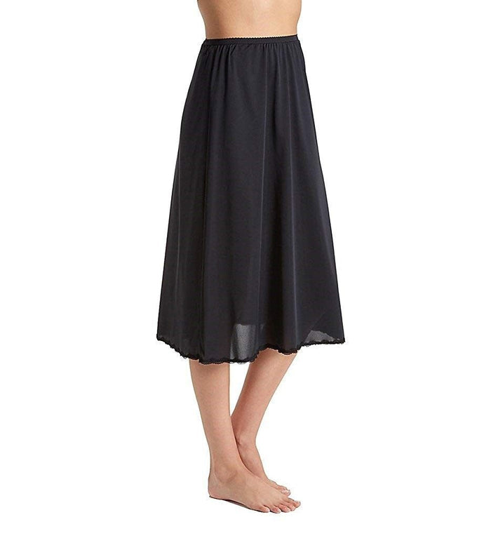 Shadowline Women's 30 Inch Flare Half Slip Black MEDIUM