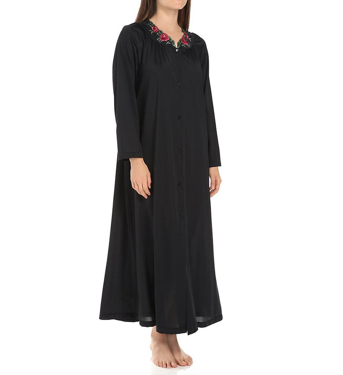 Shadowline Long Sleeve Button Down Robe - 71280