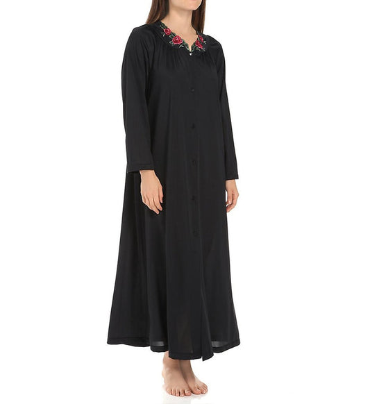 Shadowline Long Sleeve Button Down Robe - 71280