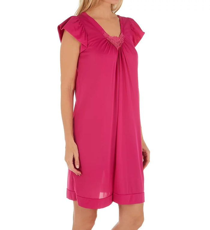 Shadowline Short Cap Sleeve Nightgown - 36510