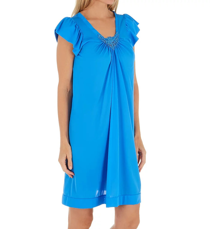 Shadowline Short Cap Sleeve Nightgown - 36510