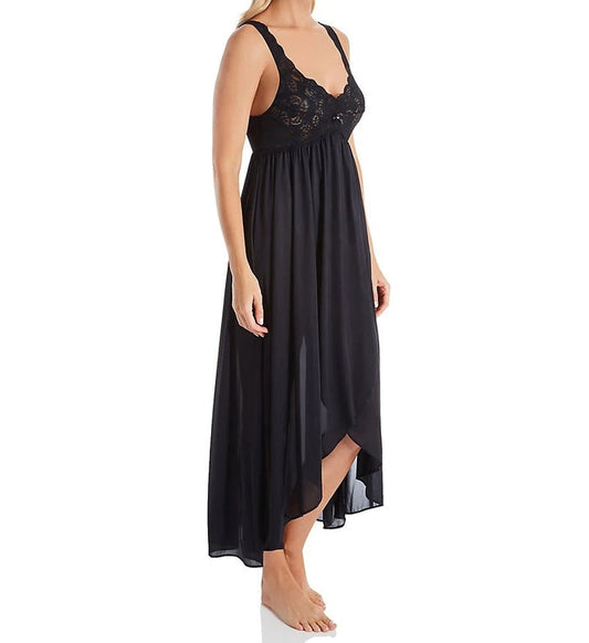 Shadowline Silhouette Nylon Tricot Hi-Low Gown - 35737