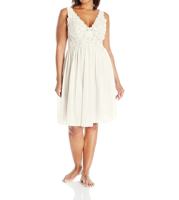 Shadowline Women's 40" Silhouette Lace Bodice Sleeveless Waltz Gown - 37737