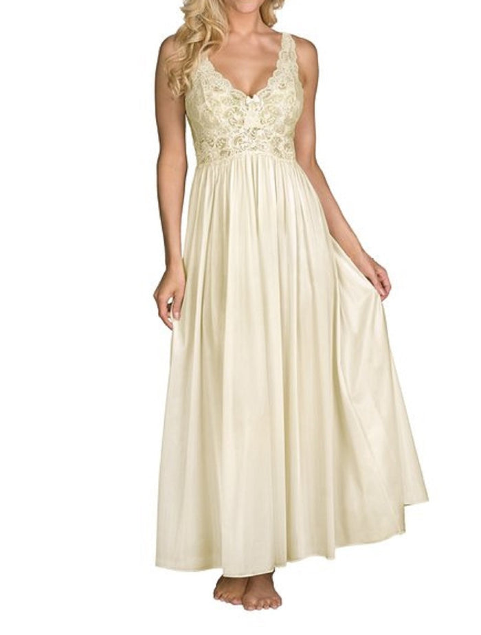Shadowline Women's Silhouette 53 Inch Sleeveless Long Gown - 31737