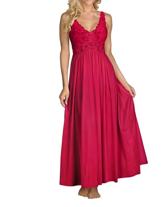 Shadowline Women's Silhouette 53 Inch Sleeveless Long Gown - 31737