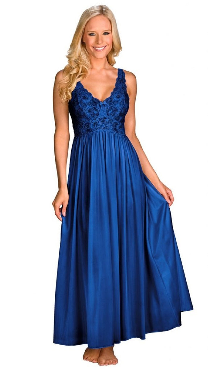 Shadowline Women's Silhouette 53 Inch Sleeveless Long Gown - 31737