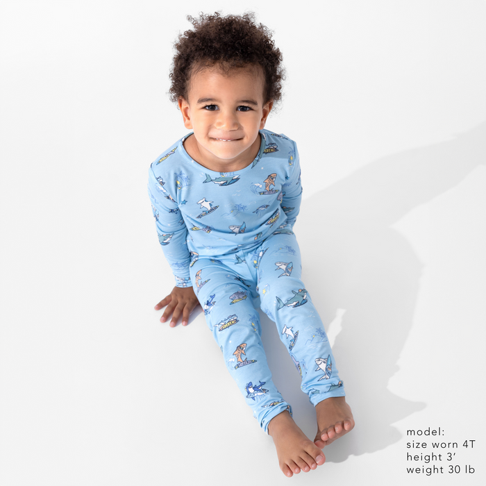 Shark School Bamboo Kids Pajamas