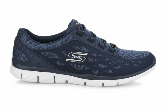 Skechers Blue Light Track Gratis Trainers - 23361 - NVY - SKW88 - Runner