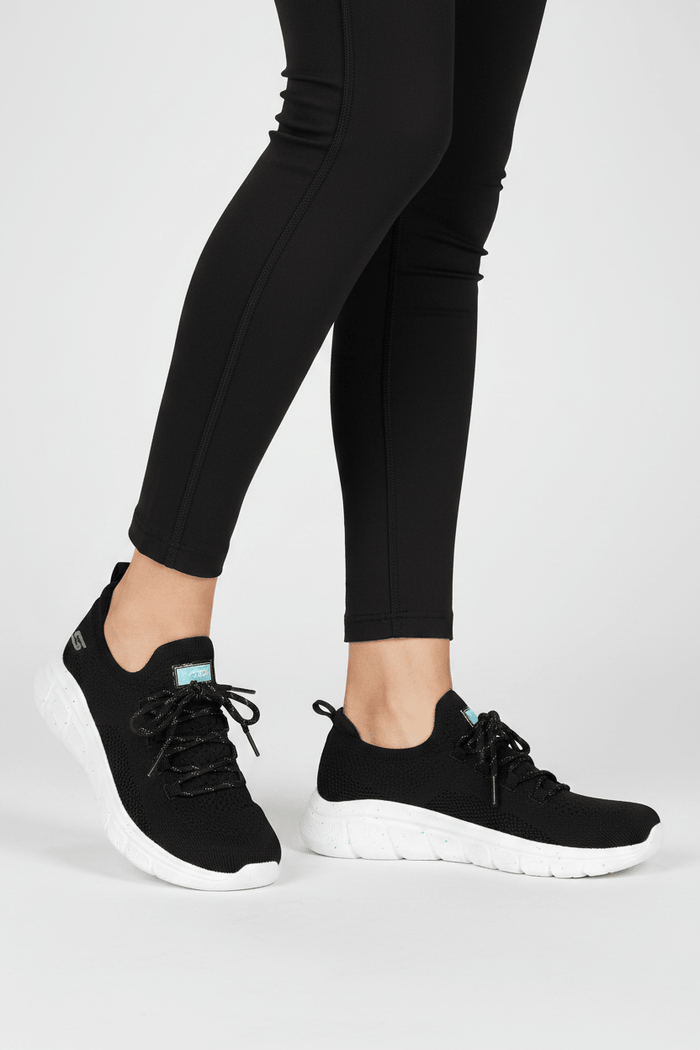 SKECHERS BOBS B FLEX - TIME CLASH - 117301 - BLK SKW14 - Runner