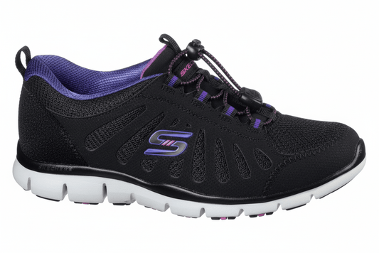 SKECHERS Gratis Be Magnificent black/purple by Skechers SKW76 - Runner