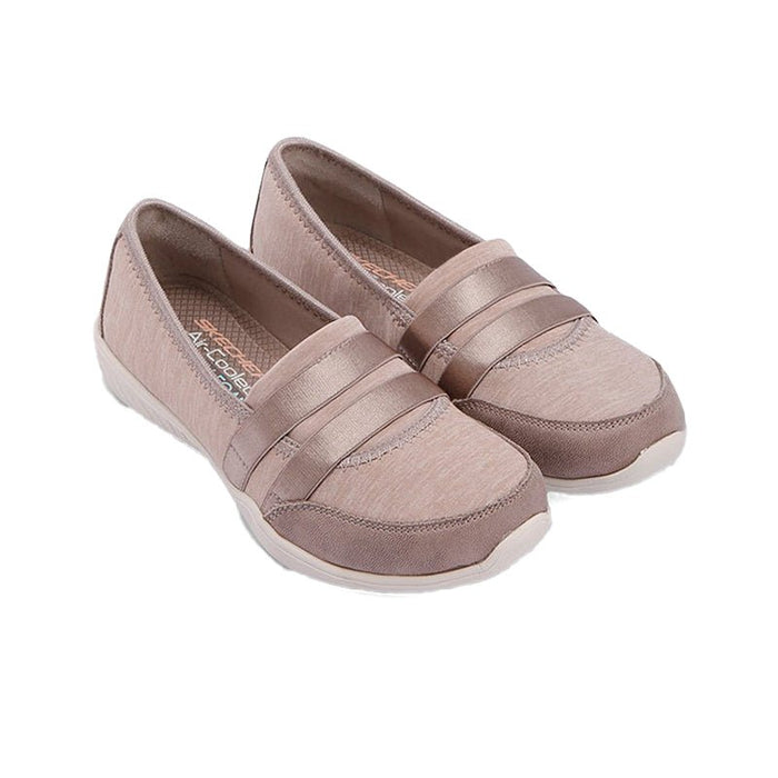 Skechers Newbury Round Toe Stylish Ballerinas - Taupe - 27014 - CCL - SKW89 - Runner