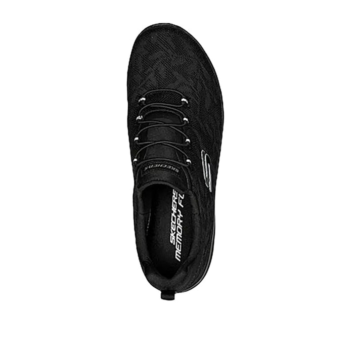 SKECHERS Women's Summits Slip - On Lace - Up Trainers - 149936 - BKW SKW56 - Runner