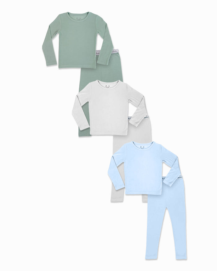 Sky & Sage Bundle - Bamboo Kids Pajamas