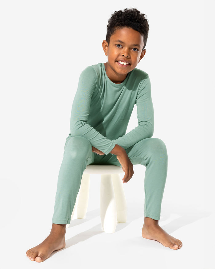 Sky & Sage Bundle - Bamboo Kids Pajamas