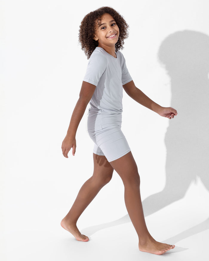Sky & Sage Bundle - Kids Bamboo Short Set