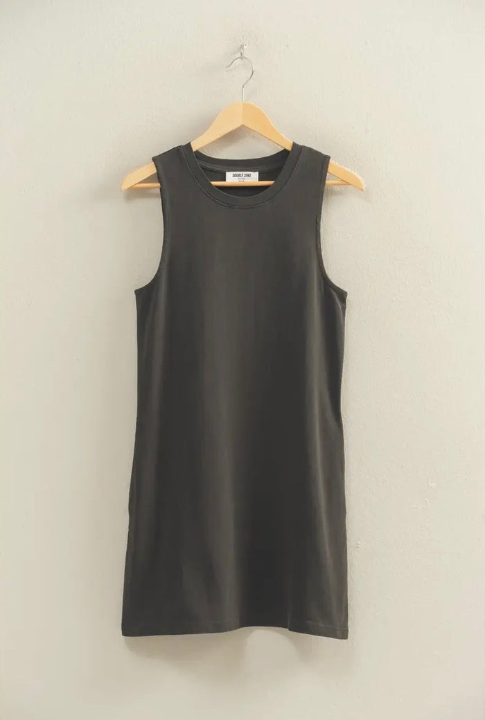 Sleeveless Casual Tee Dress