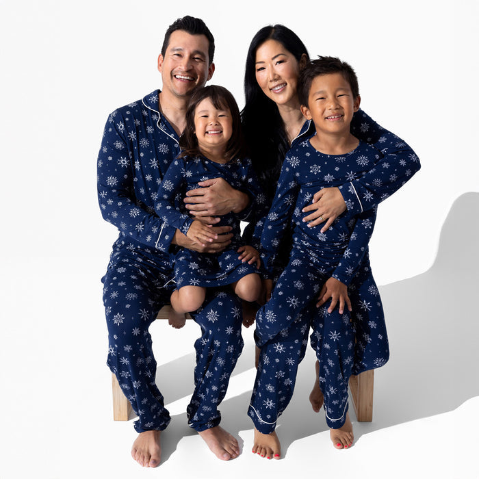 Snowflake Bamboo Kids Pajamas