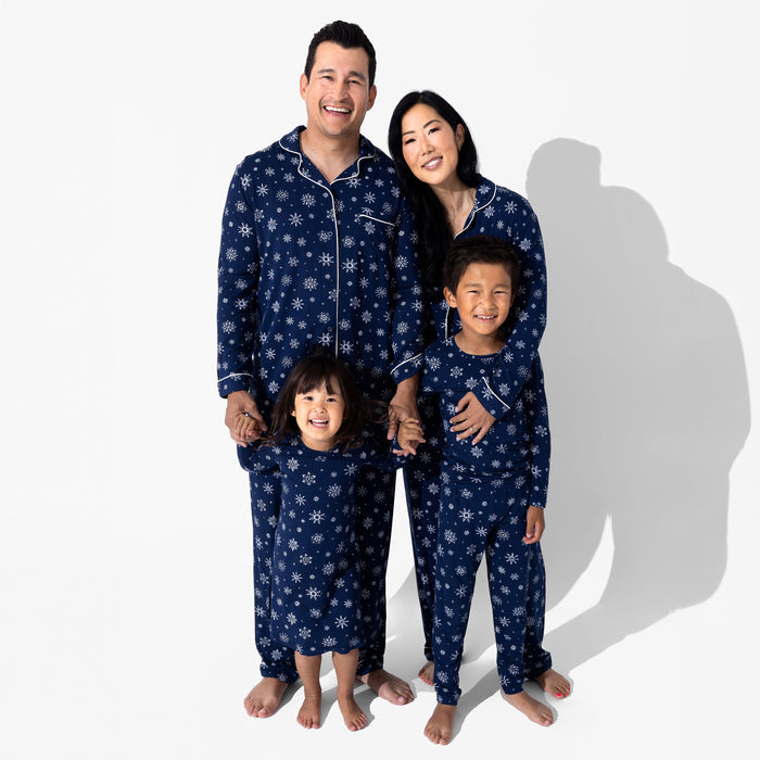 Snowflake Bamboo Men's Pajama Set