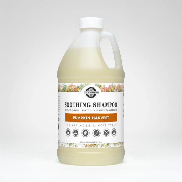 Rustic Strength, Soothing Shampoo, 64oz Plastic, Pumpkin Harvest
