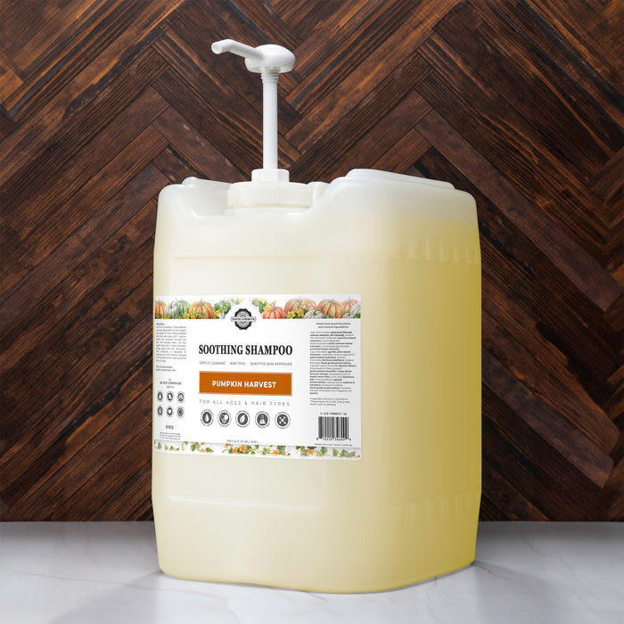 Rustic Strength, Soothing Shampoo, 5 Gallon Eco-Jug with Pump, Pumpkin Harvest