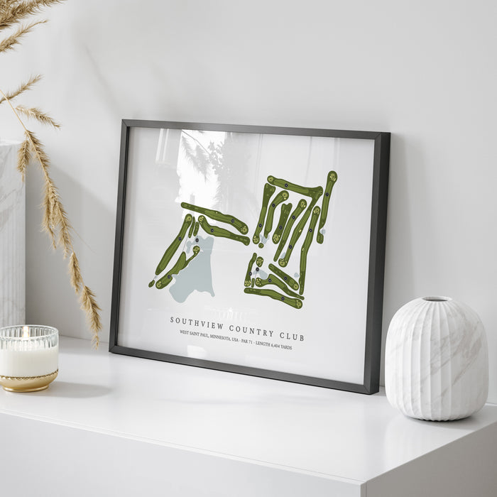 Southview Country Club | Golf Course Map | On Table