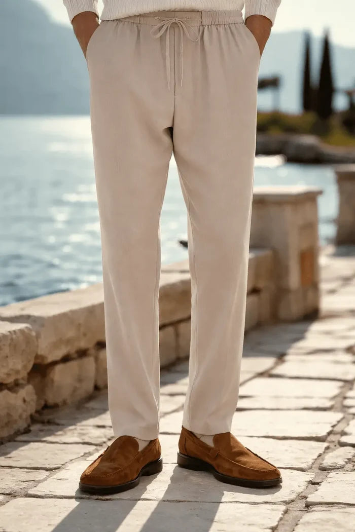 SOVIRA RIVIERA LINEN TROUSERS