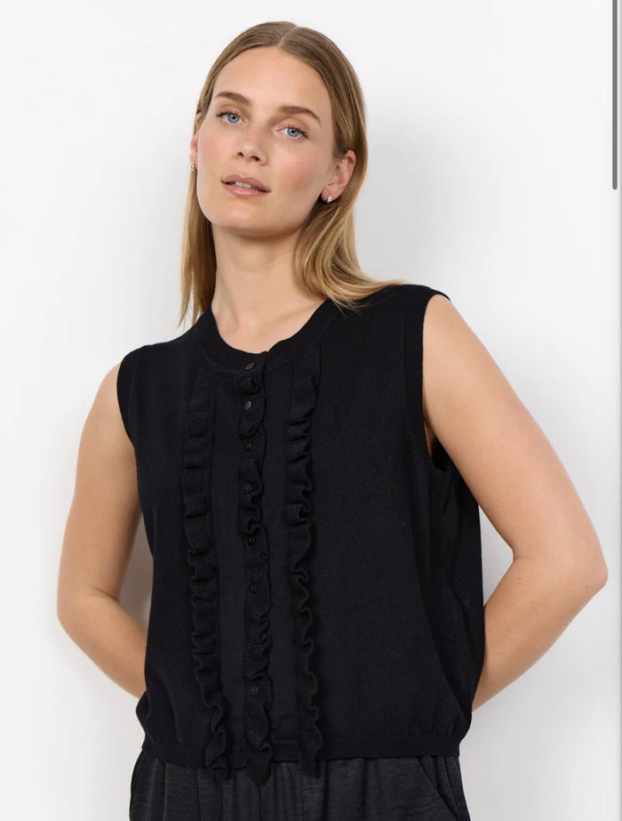 SOYA CONCEPT SC-DOLLIE-SLEEVELESS KNIT TOP
