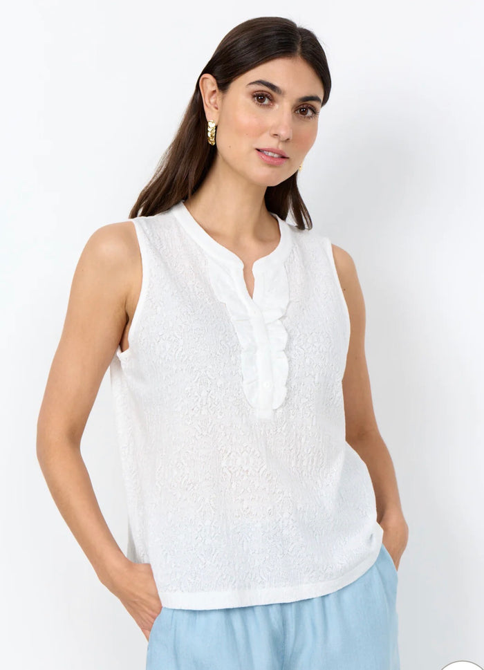 SOYA SC-FESTINA BLOUSE-WHITE