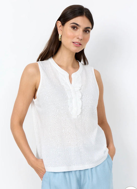 SOYA SC-FESTINA BLOUSE-WHITE