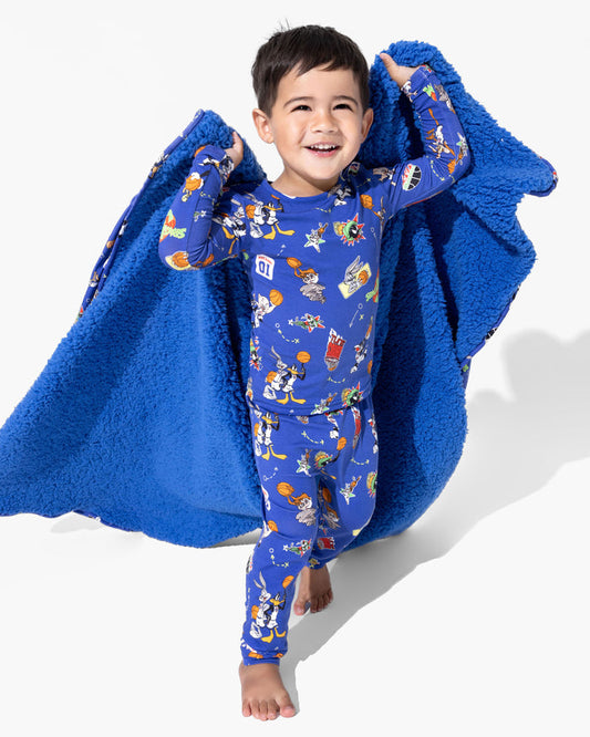 Space Jam Bamboo Sherpa Blanket