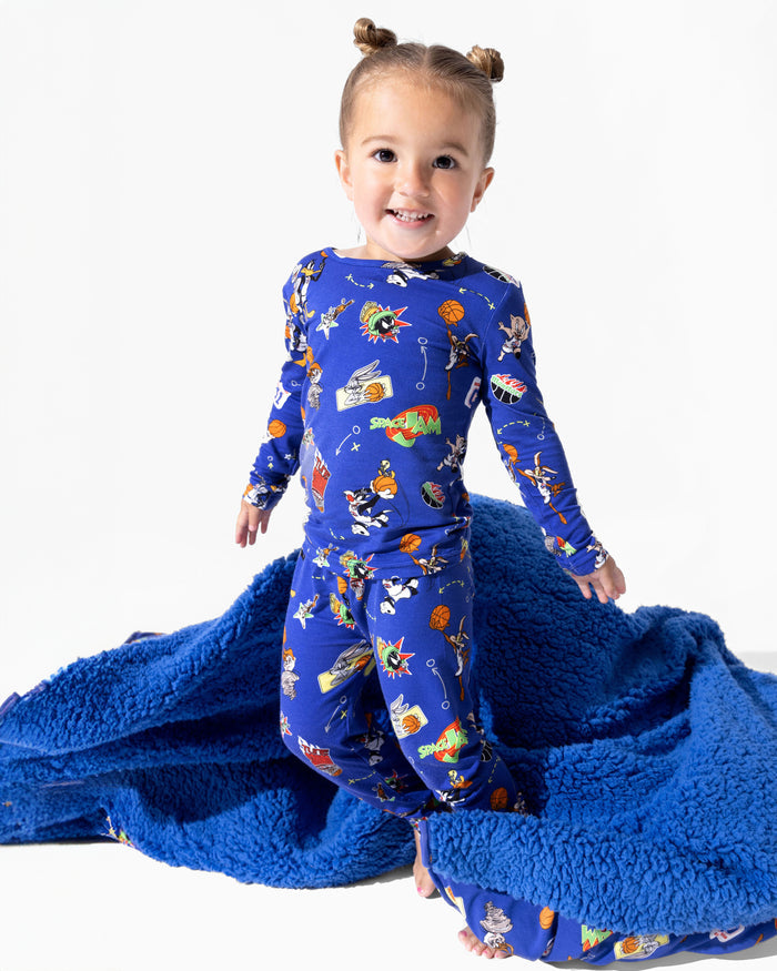 Space Jam Bamboo Sherpa Blanket