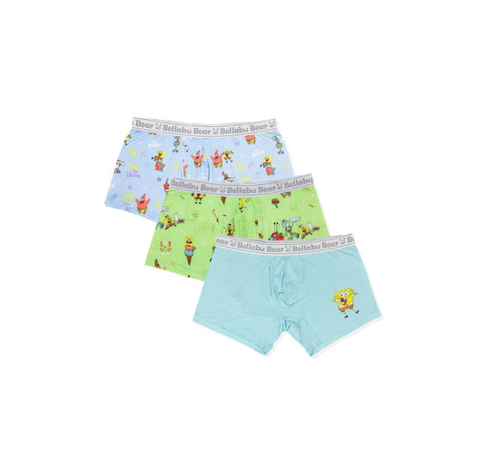 SpongeBob SquarePants Bamboo Boy's Boxer Brief 3-Pack