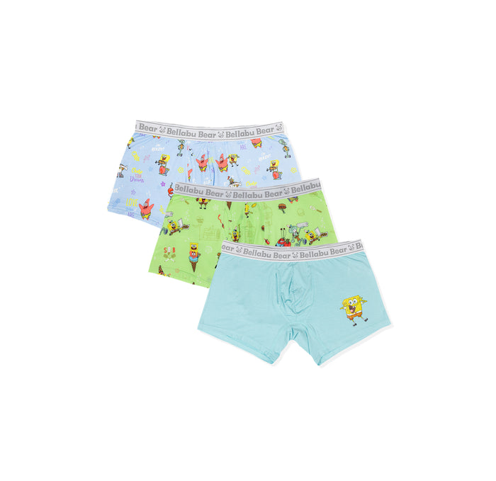 SpongeBob SquarePants Bamboo Men's Boxer Brief 3-Pack