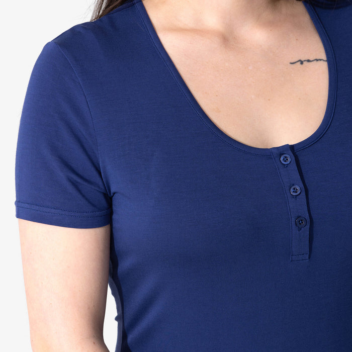Starry Night Blue Bamboo Women's Nightgown