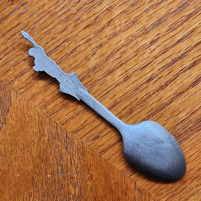 Statue of Liberty Monument Collectible Travel Souvenir Spoon 4" Pewter New York