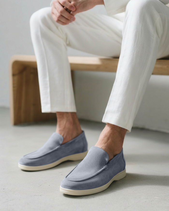 Suede Loafers