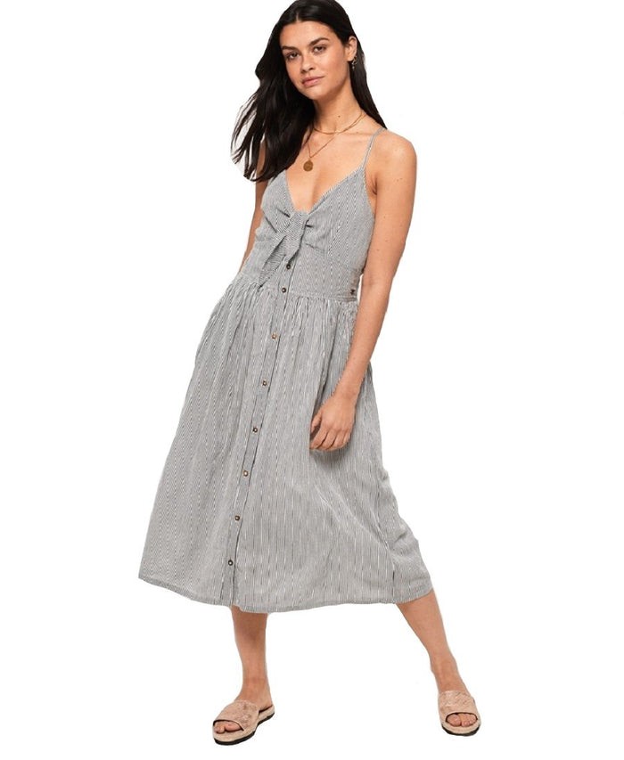 Superdry Jayde Tie Front Midi Dress - G80124OT