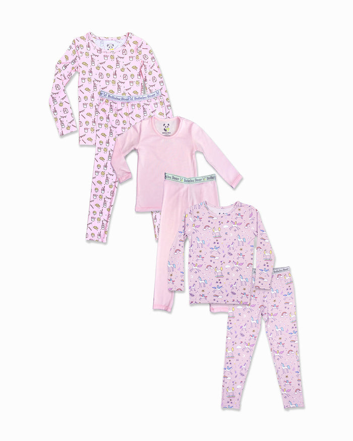 Sweet Dreams Girls Bundle – Bamboo Kids Pajamas
