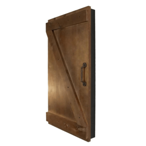Tactical Walls Mini Barn Door Concealment TACTICAL WALLS Mini Barn Door Concealment - Cherry Model: BARNCH