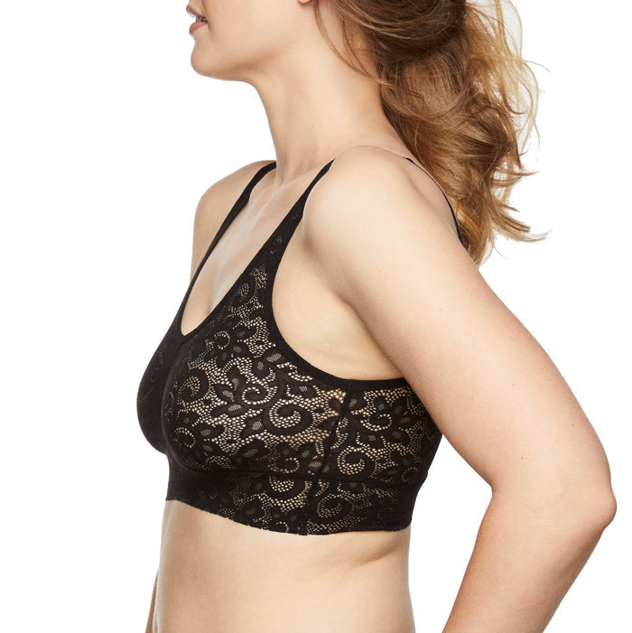 TC Fine Intimates All Over Lace V-Neck Bralette - A4-139