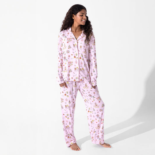 Tea Party Bamboo Women's Pajama Set