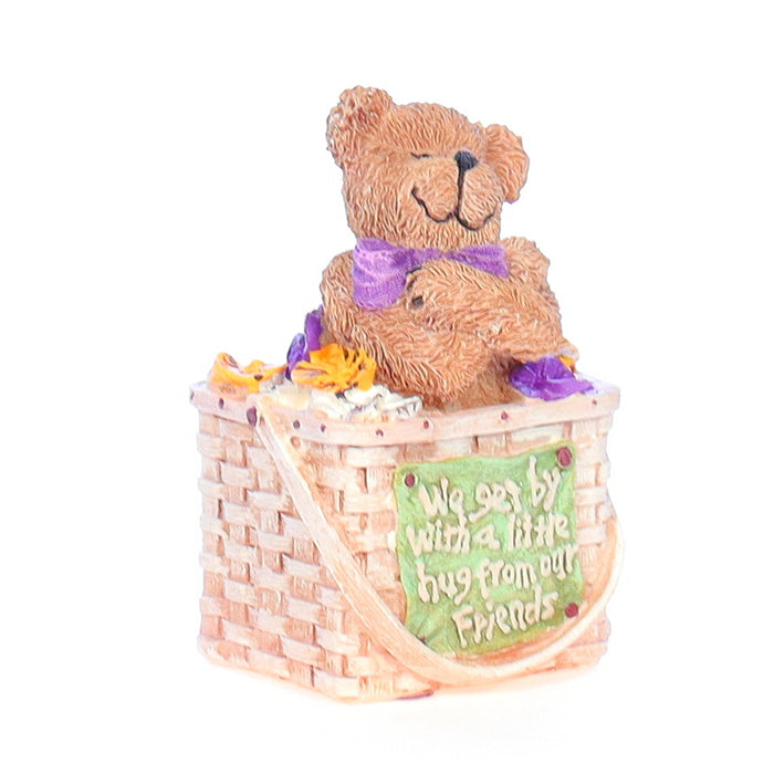 the bearstone collection 10006 huggsie spring figurine 2004 front right