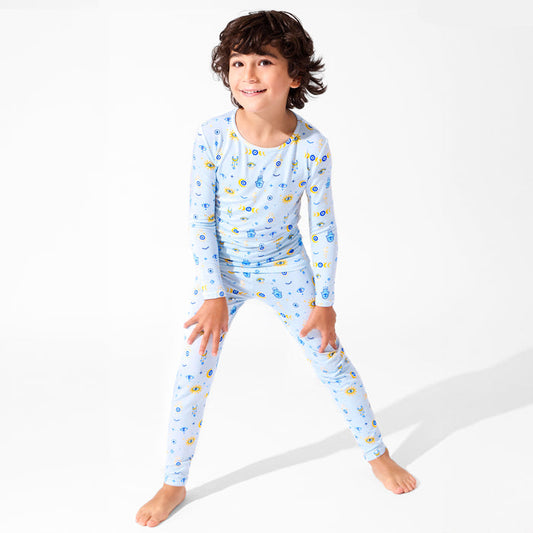 The Eye Blue Bamboo Kids Pajamas