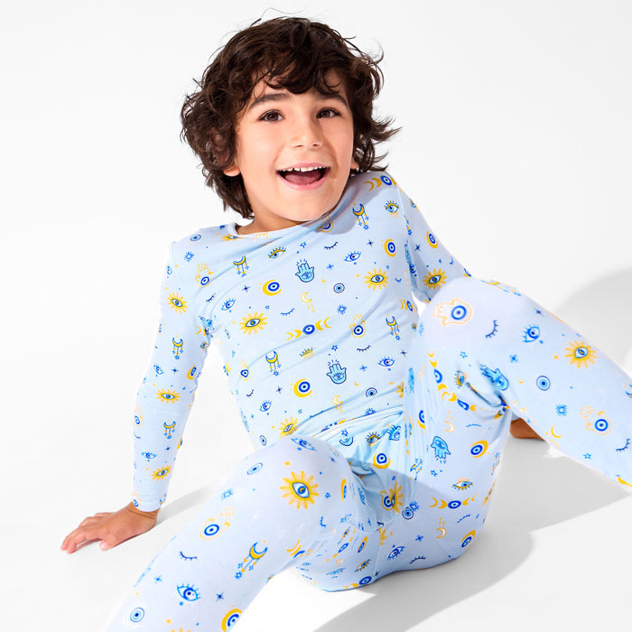 The Eye Blue Bamboo Kids Pajamas
