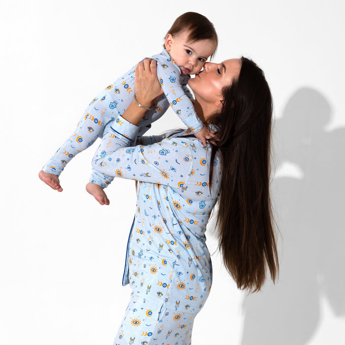 The Eye Blue Bamboo Women's Pajama Set
