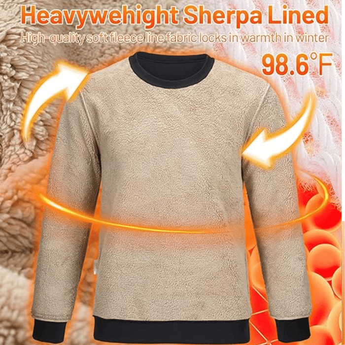 Thermal Shield Men’s Sweatshirt - Sovira