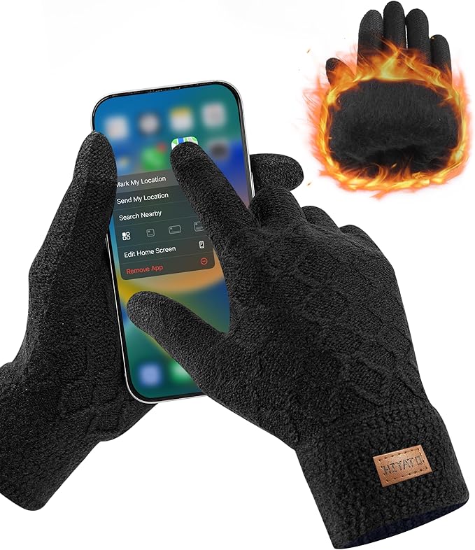 Thermal Touchscreen Fleece Gloves - Sovira