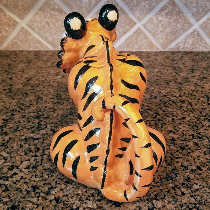 Tiger Teapot Ceramics Tea Pot by Blue Sky and Heather Goldminc Animal Décor